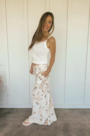 Beachy Flowy Wide Leg Pants