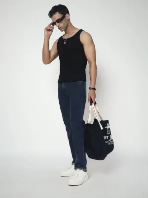 Blue slimline jeans